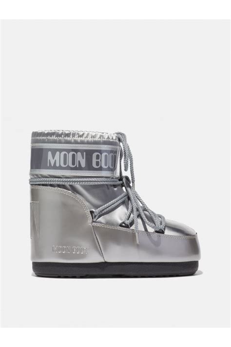 Moon Boot Icon Low Glance Sil Colore Silver Taglia