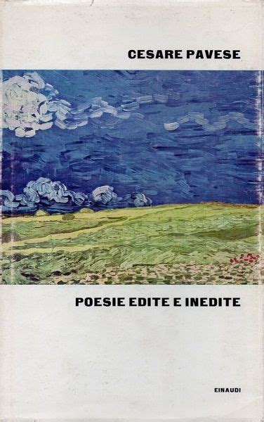 Pavese Cesare Poesie Edite E Inedite Einaudi