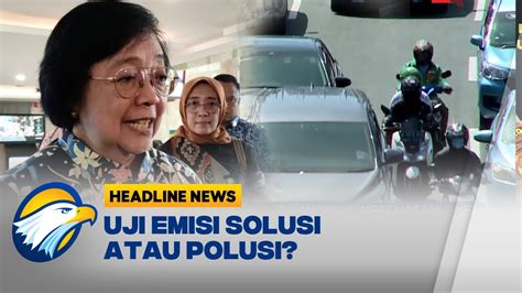 Uji Emisi Bakal Jadi Syarat Perpanjang STNK Tak Lolos Akan Didenda