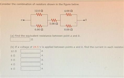 Solved Consider The Combination Of Resistors Shown In Th