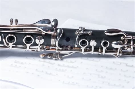 Clarinet On A White Background Stock Photo Image Of Education