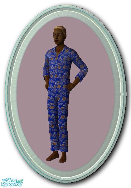 The Sims Resource Rams Male Teen Pjs