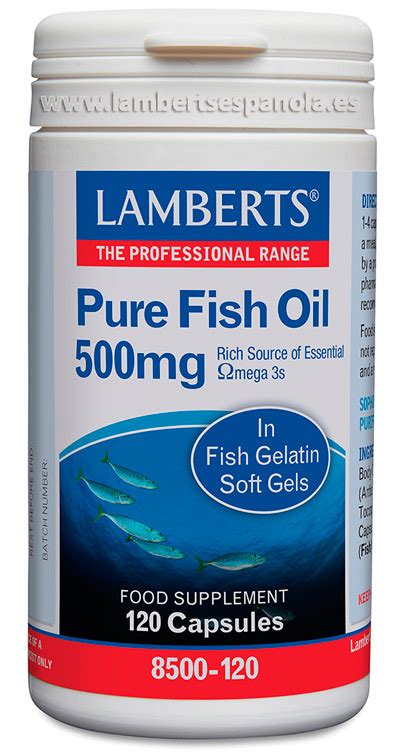 Aceite De Pescado Puro Mg Lamberts Espa Ola