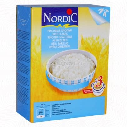Каша Nordic Рисовые хлопья - «а я варю на пару!» | отзывы