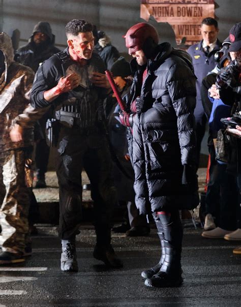 Jon Bernthal Returns As The Punisher In Daredevil Born Again Set Photos