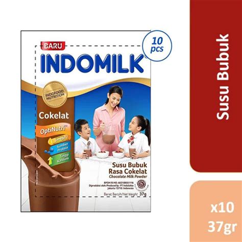 Indomilk Coklat Susu Bubuk Sachet 37 Gr X 10 Sachet Lazada Indonesia