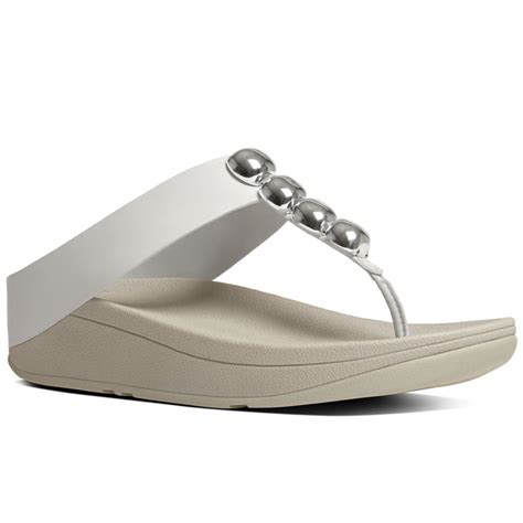 Fitflop Rola Women S Leather Toe Thong Sandals Charles Clinkard