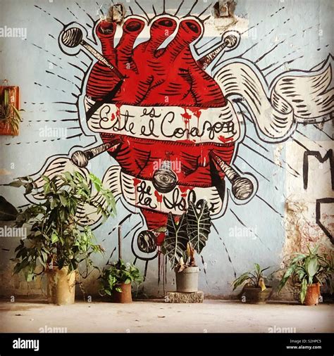 Heart Street Art Stock Photo Alamy