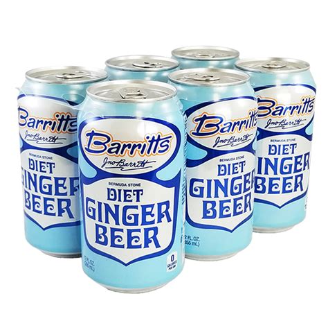 Barritts Diet Ginger Beer 12oz 6pk Cn Luekens Wine And Spirits