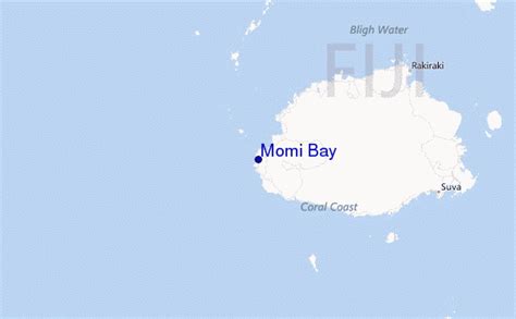 Momi Bay Fiji Map - Bennie Rosalynd