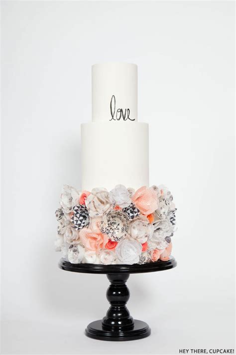 Wafer Paper Flower Cake | The Cake Blog