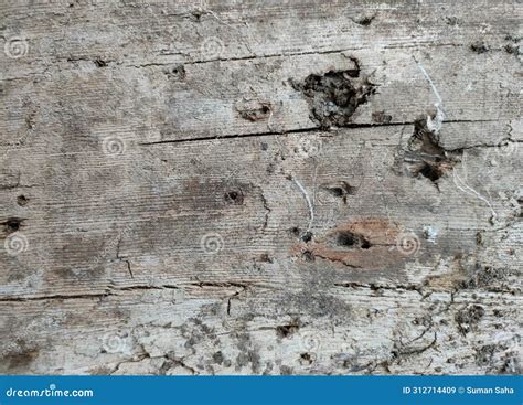 Very Old Cracked Wood Texture Background Old Rough Wooden Grunge