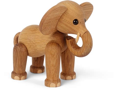 Spring Copenhagen Elefant Ollie 19 cm Eg Træfigurer HJEM DK ApS