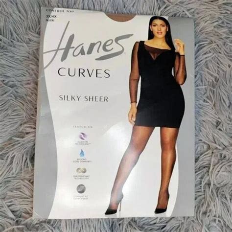 Hanes Accessories Hanes Curves Silky Sheer Control Top X X Nude Poshmark