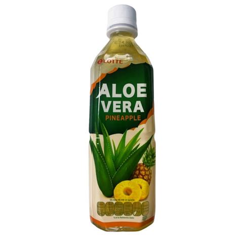 Lotte Aloe Vera Drink Pineapple Flavor Ml