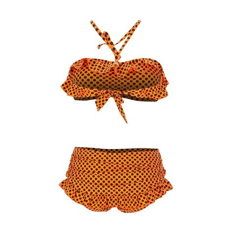 Umstandsbademode Bikini Schwangere B C Cup Körbchengröße Bügel orange