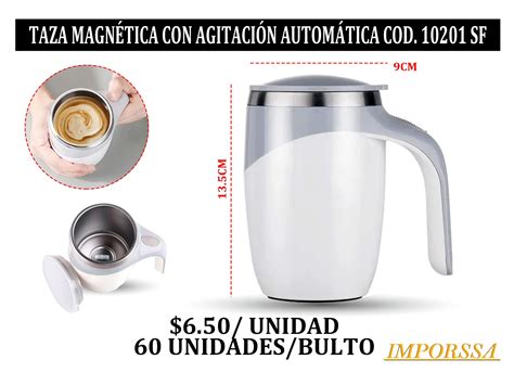 Taza Magnetica Con Agitacion Automatica Cod Sf Imporssa