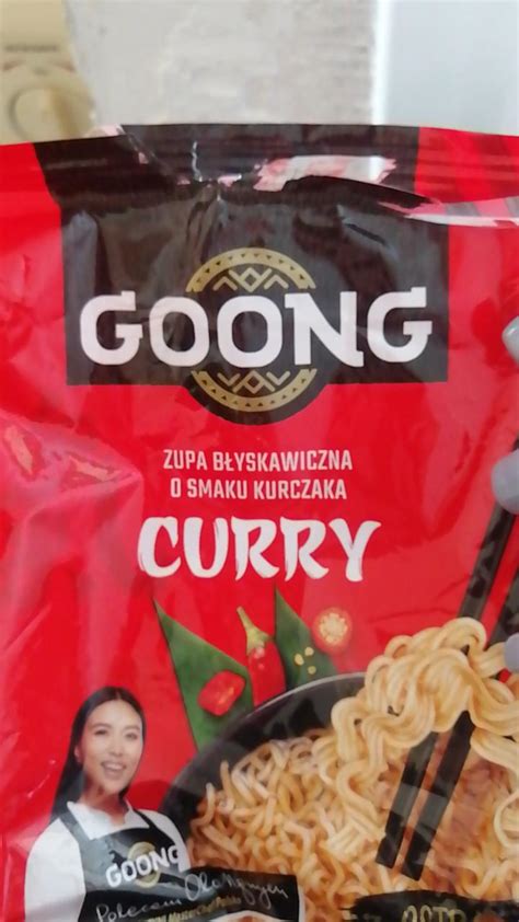 Zupa błyskawiczna o smaku kurczaka curry Goong калорійність харчова