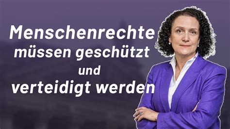 Menschenrechte Und Menschenw Rde K Nnen Gar Nicht Hoch Genug