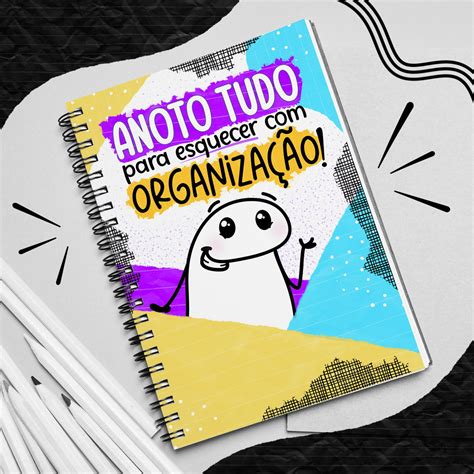 Artes Flork Capas Agenda Meme Sublimação Elementos Elo7