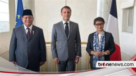 Menhan Prabowo Dan Menlu Retno Bertemu Presiden Prancis Ini Yang Dibahas