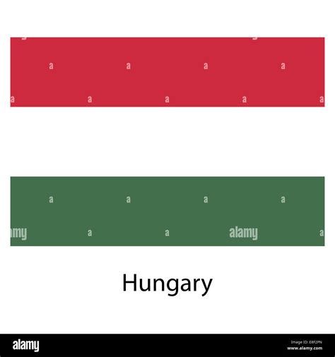 Flag of the country hungary. Vector illustration Stock Photo - Alamy