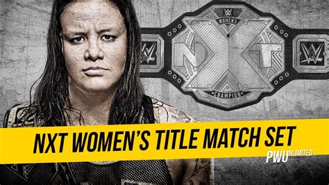 Nxt Women S Title Match Officially Announced For Takeover Youtube