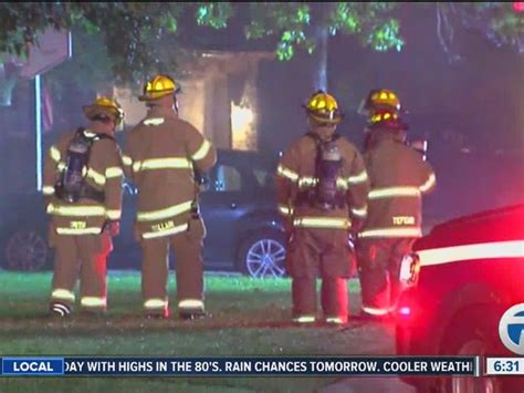 Crews Battle Fire At Northville Twp Home