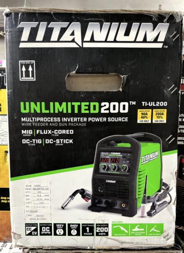 Titanium Unlimited V Inverter Multiprocess Welder