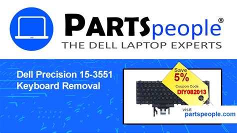 Dell Precision 15 3551 P80f004 Keyboard How To Video Tutorial Youtube