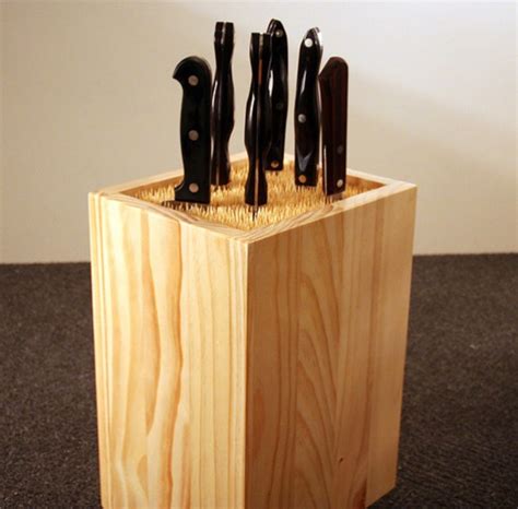 9 DIY Comfortable And Functional Knife Blocks Shelterness