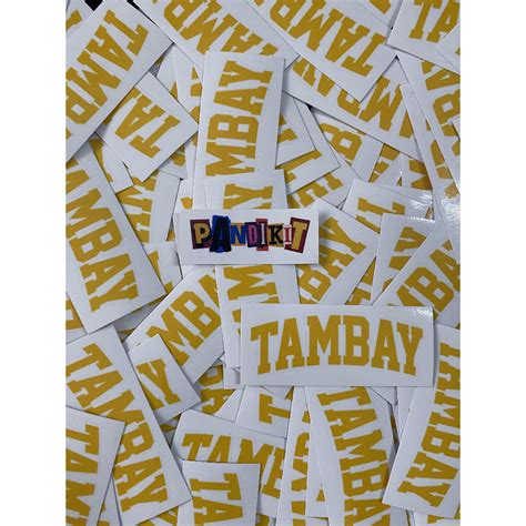 Tambay Stickers V1 V12 Tambay Og Logo 50pcs Shopee Philippines