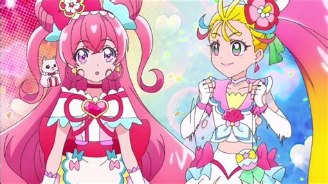 Tropical Rouge Precure Baton Pass Cure Summer X Cure Precious In 2022 Anime The Cure Pretty