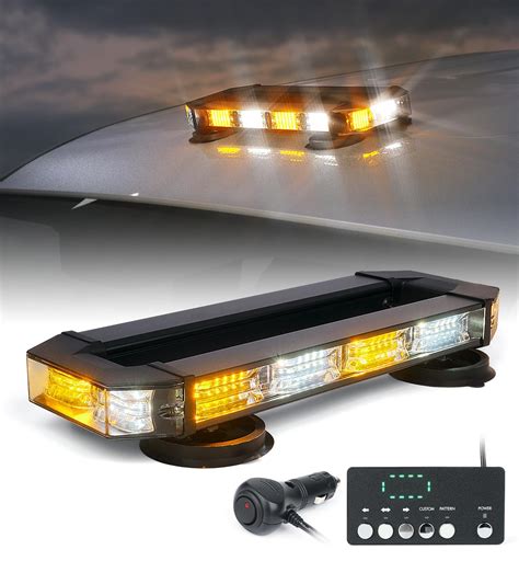 Buy Lumenix Rooftop Strobe Beacon Lights Bar White Amber Led Emergency