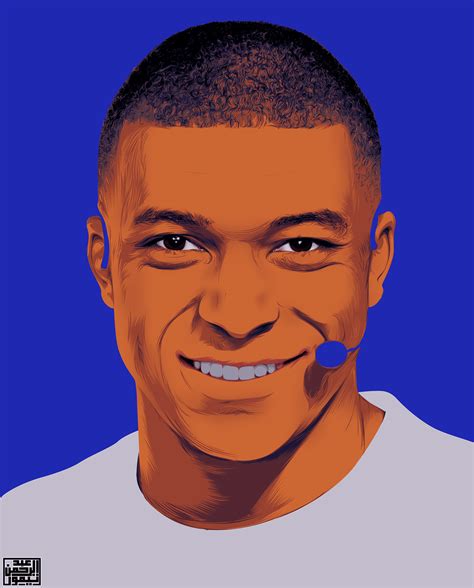 Kylian Mbappe Vector Art On Behance