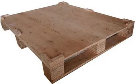 Rectangular Brown 4 Way Plywood Pallet For Packaging Size 1000 X 840