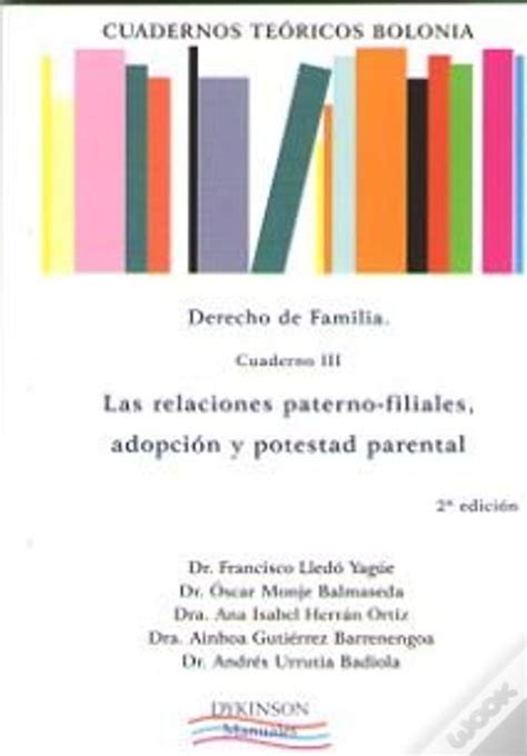 Cuadernos Teoricos Bolonia Derecho De Familia Cuaderno Iii Las