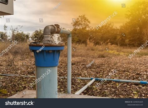 Groundwater Wells Pvc Pipes Electric Groundwater Stock Photo 2258351625