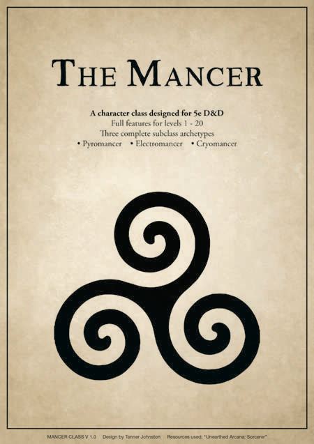 The Mancer: A 5e Class. - Dungeon Masters Guild | Dungeon Masters Guild