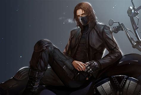 Fantasy Male Blue Eyes Boots Brown Hair Bucky Barnes Hd Wallpaper Pxfuel