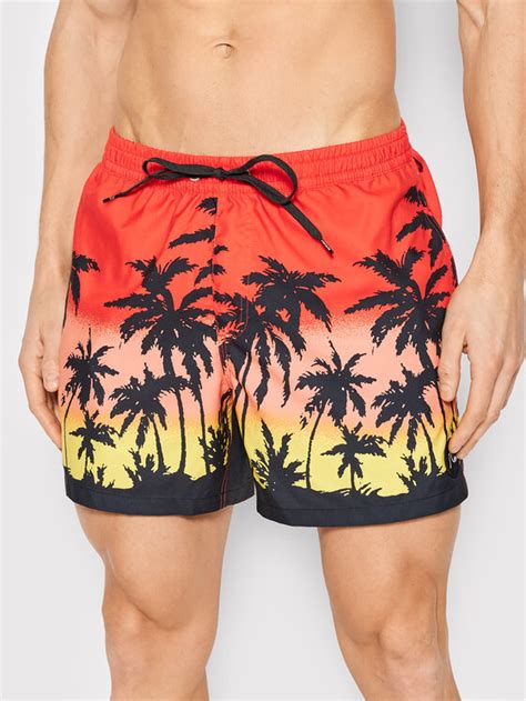 Quiksilver Badeshorts Everyday Paradise Eqyjv Rot Regular Fit