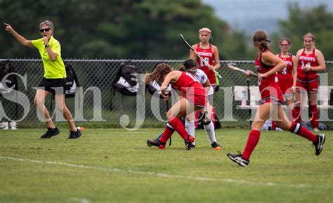 Gray New Gloucester At St Dominic Academy Field Hockey Masthead