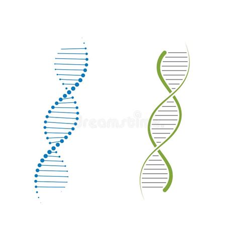 Genetisch Chromosoom Dna Pictogram Vectorillustratie Vlak Ontwerp