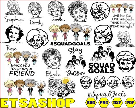 Golden girls bundle svg, Golden girls svg, dxf, png, Golden girls TV ...