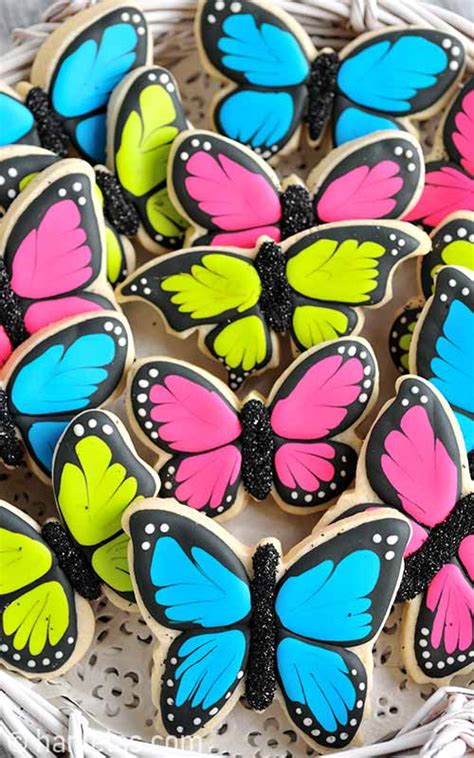 Simple Butterfly Cookies Haniela S Recipes Cookie Cake