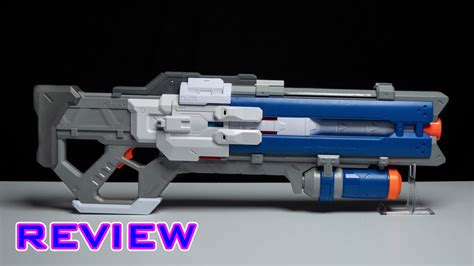 Review Nerf Rival Overwatch Soldier 76 Blaster Full Auto Hopper