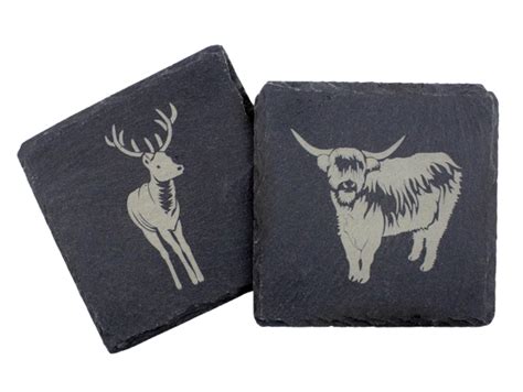 The Damside Slate Coasters Coaster Designs