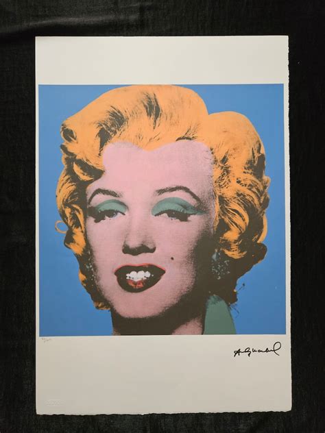 Marilyn Monroe Andy Warhol Limited Edition Numbered Warhol Wall Art Pop Art Etsy