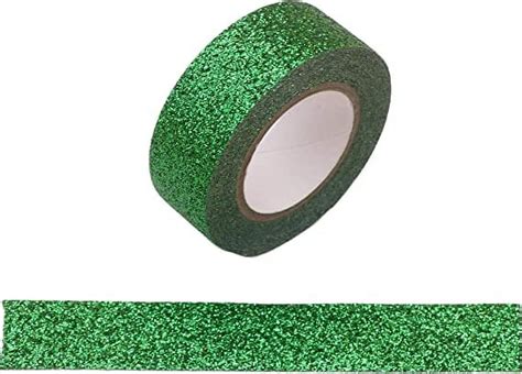 2 Rolls Glitter Washi Tape Decorative Craft Self Adhesive Stick On