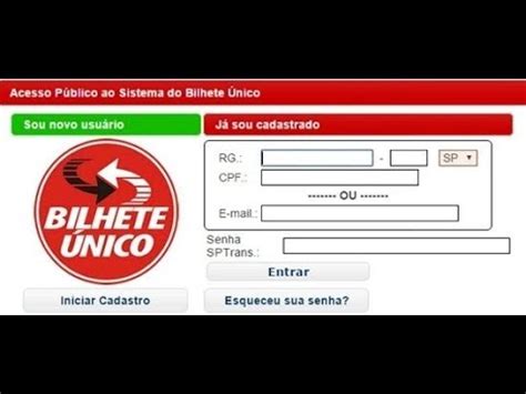 Bilhete único novas regras Cartão identificação São Paulo YouTube